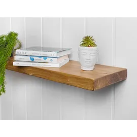 Moontree Wandregal 50 x 22 x 3,8 cm Hellbraun