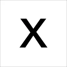 RZB Buchstabe "x" 99222.013.X/K