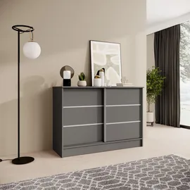 beautysofa MIRELA 121 x 85 x 43,5 cm Grau