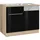 kochstation Spülenschrank KS-Eton 110 x 60 x 85 cm Schwarz