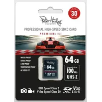 Peter Hadley Prof. High-Speed 64GB UHS-I SDXC-Karte Cl10, U3,