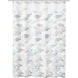 KLEINE WOLKE Duschvorhang Sardinas 180 x 200 cm mehrfarbig