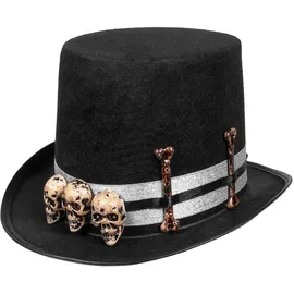 Boland Zylinder Totenkopf Unisex Einheitsgröße