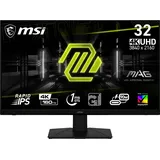 MSI MAG 322UPF 32 Zoll 4K Gaming Monitor - UHD 3840x2160, Rapid IPS, 160 Hz, 1 ms, 16:9, HDR 400, Adaptive Sync, schwarz