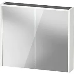 Duravit D-Code Spiegelschrank DC7106018180000 Steckdose, 800x700x148, Weiß Matt, LED Beleuchtung