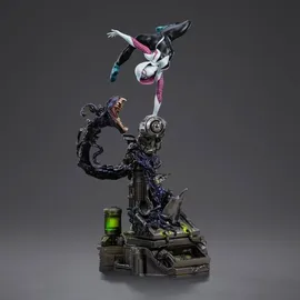 Iron Studios Spider-Man vs Villains Art Scale Statue 1/10 Ghost Spider Diorama 34 cm