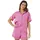 Rip Curl Hotel Malibu Embroid Kurzarmhemd Pink S