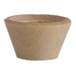 Holz Lichtertülle 14 mm V-Form