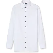 Olymp Businesshemd OLYMP "OLYMP Luxor, modern fit, New Kent", Herren, Gr. 46, Normaler Arm, weiß, 100% Baumwolle, Hemden