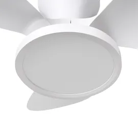 Beliani PUNTI 60 cm Deckenventilator Weiß