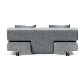 Innovation Living Schlafsofa Polyester 2-Sitzer Grau