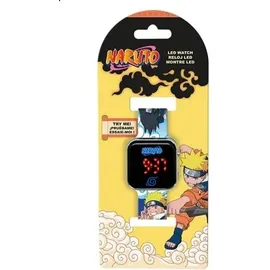 Kids Licensing Naruto LED-Uhr 0 mm Gehäuse Blau Riemen Blau