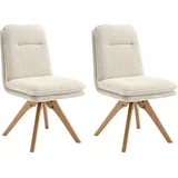 Esszimmerstuhl HOME AFFAIRE "Valencia", beige (natur, braun, natur), H:92cm T:68cm, Metall, Stühle, Esszimmerstuhl, verschiedene Gestelle in Holz oder Metall