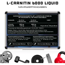 German Elite Nutrition L-Carnitin Orange Drink 1000 ml