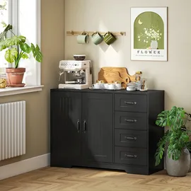 Homcom Sideboard, Spanplatte, MDF