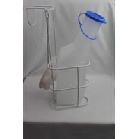 Urinflaschen-Set bestehend aus Urinflasche 1 Liter (autoklavierbar) und Urinflaschenhalter mit Deckel Top-Qualität