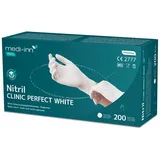 Medi-Inn Clinic Perfect White Nitril-Einmalhandschuhe puderfrei M 10 x 200 Stück)