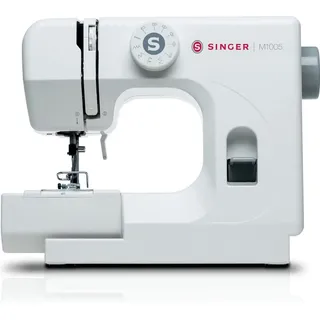 SINGER M1005, Weiß, Halbautomatische Nähmaschine, Nähen, Leiter, Drehregler, 4 mm, Elektro - Weiß