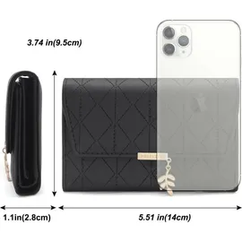 luxuskollektion REETEE Damen Geldbörse schwarz