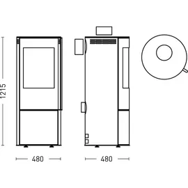 FIREPLACE Isola K6750