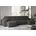 Ecksofa mit schlaffunktion und bettkasten Sofa U-form Couch U-form BEST stoff Abriamo Graphit Dunkelgrau