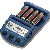 Technoline BC 1000 Set Akku-Ladegerät blau