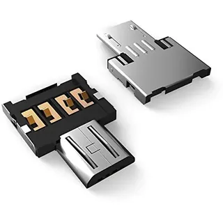 fittings4you 1x Highspeed OTG Adapter Micro USB auf USB 2.0 Typ A B für Android Smartphone