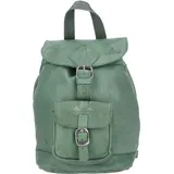 The Skandinavian Brand Mini Leder Rucksack grün