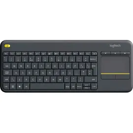 Logitech K400 Plus Wireless Touch Keyboard CH schwarz