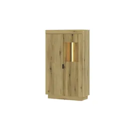 meble wójcik Vitrine DELAMAR 81 x 40 x 141 cm Braun