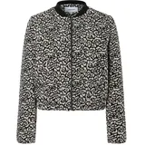 More & More stylisher Blouson, Leo-Muster in shiny jacquard | Gr.: 40