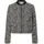 More & More stylisher Blouson, Leo-Muster in shiny jacquard | Gr.: 40