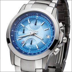 FIREFOX  - CHRONOGRAPH SHOOTER - blau / 47 MM