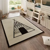 Natur Pur Natur Kids Kinderteppich 140 x 200 cm Beige