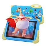 C idea 7-Zoll-Tablets für Kinder, Android 13 HD-IPS-Bildschirmanzeige Kinder-Tablets 2 GB + 32 GB, WLAN, Dual-Kameras, Lern-Lerntablett für Kleinkinder Blau