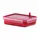 Emsa Frischhaltedose rechteckig rot 16,3 x 5,8 x 22,5 cm 1,2 l