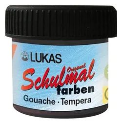 nerchau LACUFA Schulmalfarben schwarz 10x 18,0 ml