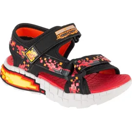 SKECHERS Mega-Splash 4K Kinder Black/Red/Orange 32