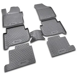 lement Element Gummimatten Passgenaue Fußmatten VW Touran (I) 2003-2010 (II) 2010-2015 7sitze. 6tlg