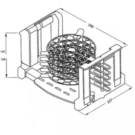 Froli Tellerhalter 8 Teller