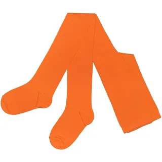 WERI SPEZIALS Strumpfhersteller GmbH Strickstrumpfhose Kinderstrumpfhosen >>Tropische Mischung<< weiche Baumwolle orange 62