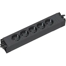Bachmann Steckdosenleiste 5-fach Schwarz 1 St.