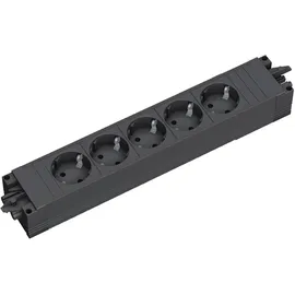 Bachmann Steckdosenleiste 5-fach Schwarz 1 St.