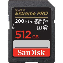 SanDisk Extreme Pro SDHC/SDXC UHS-I R200/W140 512 GB