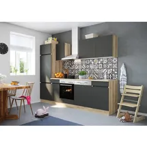 OPTIFIT Küchenzeile Noah420 270 cm grau