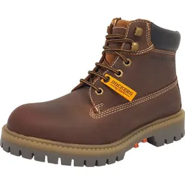 Dockers by Gerli Damen Combat Boots, Frauen Stiefeletten,warm gefüttert,uebergangsschuhe,uebergangsstiefel,schnürstiefel,Desert,42 EU - 42