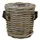 Van der Leeden Rattan Ø 35 x 35 cm Grau