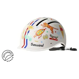 THOUSAND Velohelm, (49 - Unisize Fahrradhelm mit a... - Weiß