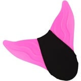 DEBAIJIA Flipper Tauchen Meerjungfrauenflosse Mädchen Kinder Schwimmen Training Monofin Schwimmflossen Jungen Flossen Meerjungfrau(A02-(49*46CM)-B157-Rosa