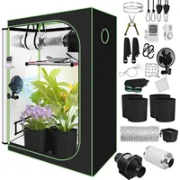 Tolletour Growzelt Komplettset 120x60x180 Cm Indoor Grow Set Mit 4" Belüftungssat Grow Tent Kit Led Grow Light Grow Lampe Kohlefilter